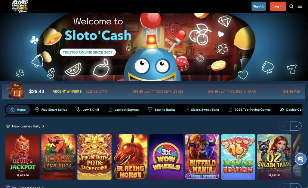 Slotocash Online Casino Real Money